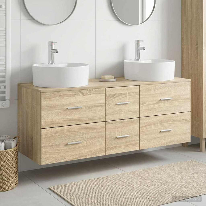 Set de mobilier pentru baie 3 buc. Stejar Sonoma WALTI