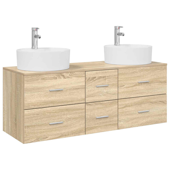 Set de mobilier pentru baie 3 buc. Stejar Sonoma WALTI