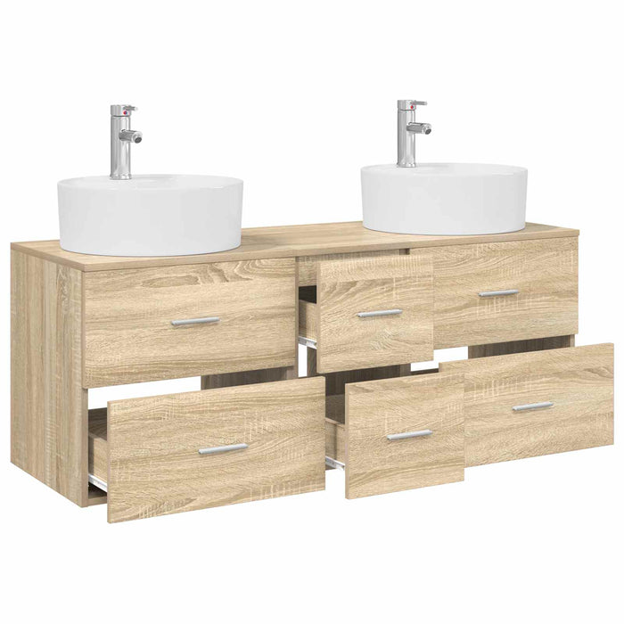Set de mobilier pentru baie 3 buc. Stejar Sonoma WALTI