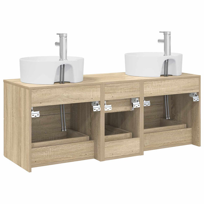 Set de mobilier pentru baie 3 buc. Stejar Sonoma WALTI
