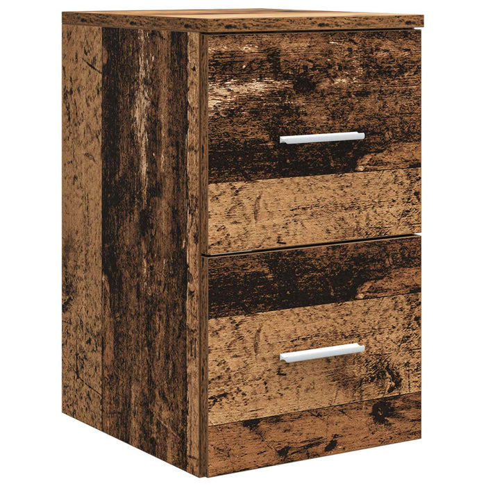 Set de mobilier pentru baie 3 buc. Lemn vechi WALTI