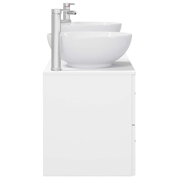 Set de mobilier pentru baie 3 buc. Alb 49,5 x 44,5 x 65 cm WALTI