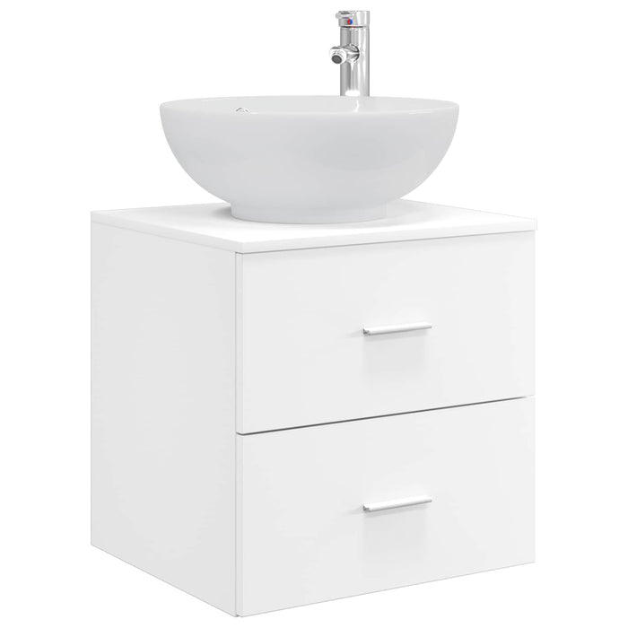 Set de mobilier pentru baie 3 buc. Alb 49,5 x 44,5 x 65 cm WALTI