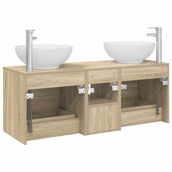 Set de mobilier pentru baie 3 buc. Stejar Sonoma WALTI