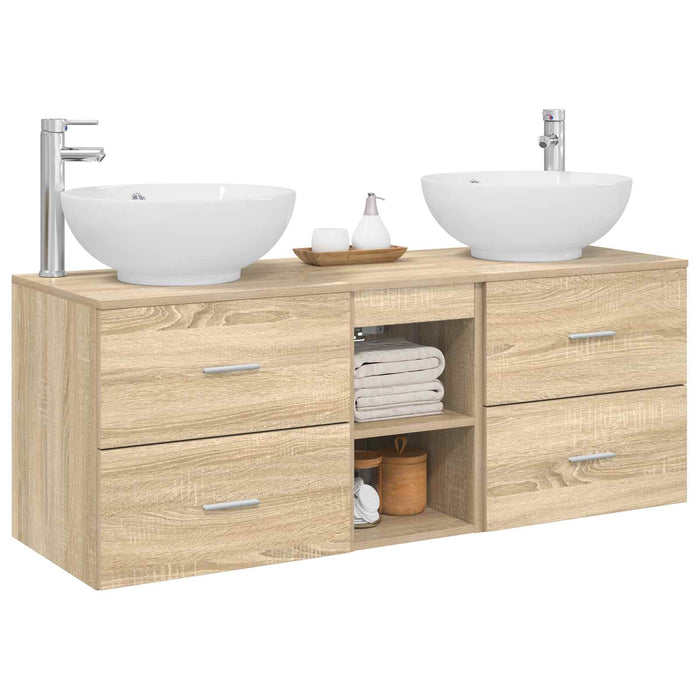 Set de mobilier pentru baie 3 buc. Stejar Sonoma WALTI