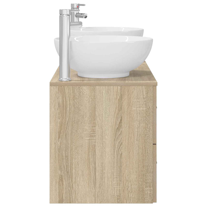 Set de mobilier pentru baie 3 buc. Stejar Sonoma WALTI