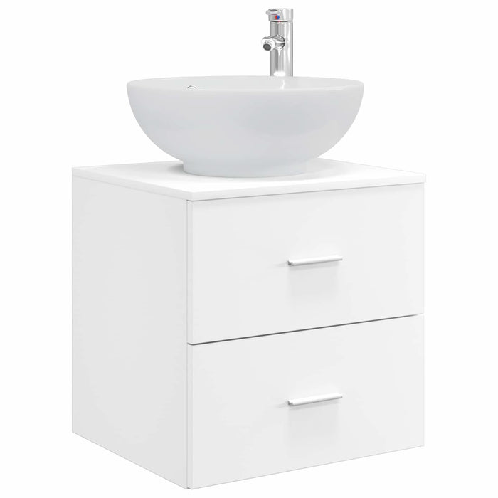 Set de mobilier pentru baie 3 buc. Alb 49,5 x 44,5 x 65 cm WALTI