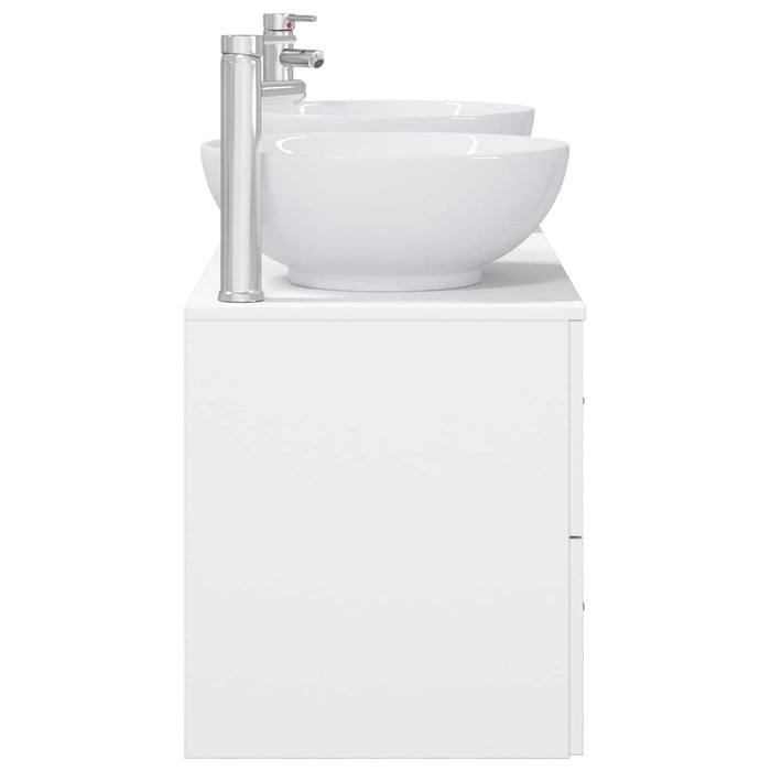 Set de mobilier pentru baie 3 buc. Alb 49,5 x 44,5 x 65 cm WALTI