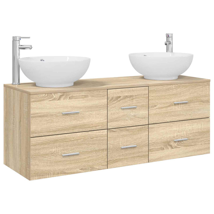 Set de mobilier pentru baie 3 buc. Stejar Sonoma WALTI