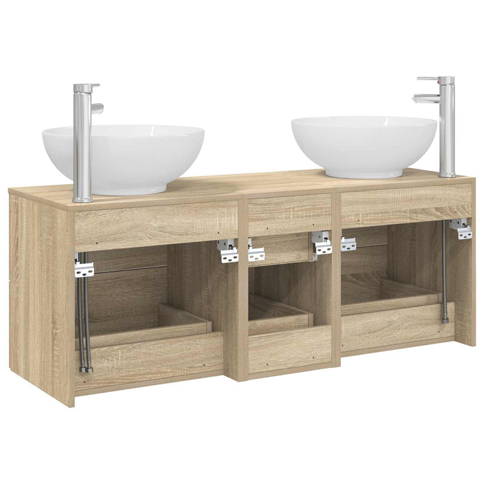 Set de mobilier pentru baie 3 buc. Stejar Sonoma WALTI