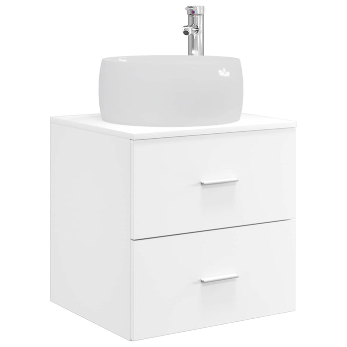 Set de mobilier pentru baie 3 buc. Alb 49,5 x 44,5 x 66 cm WALTI