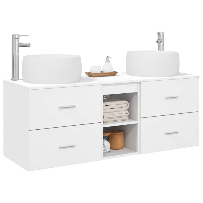 Set de mobilier pentru baie 3 buc. Alb 49,5 x 44,5 x 66 cm WALTI