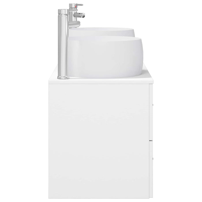 Set de mobilier pentru baie 3 buc. Alb 49,5 x 44,5 x 66 cm WALTI