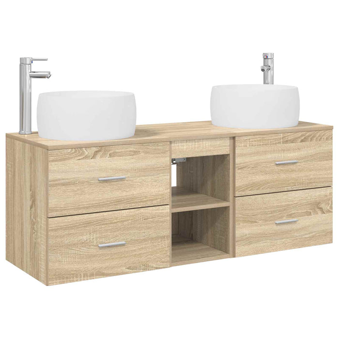 Set de mobilier pentru baie 3 buc. Stejar Sonoma WALTI