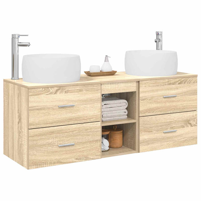 Set de mobilier pentru baie 3 buc. Stejar Sonoma WALTI