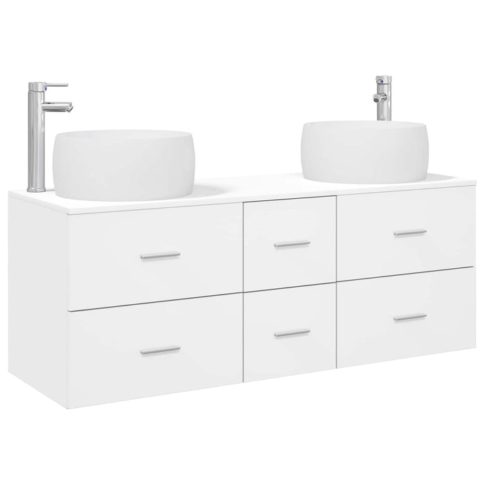 Set de mobilier pentru baie 3 buc. Alb 49,5 x 44,5 x 66 cm WALTI