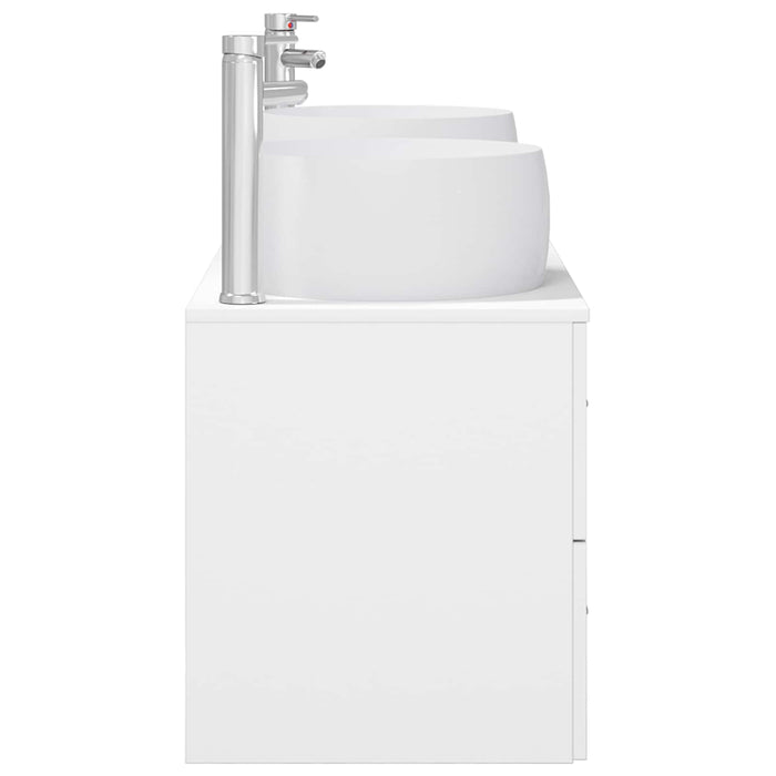 Set de mobilier pentru baie 3 buc. Alb 49,5 x 44,5 x 66 cm WALTI
