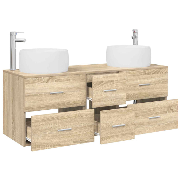 Set de mobilier pentru baie 3 buc. Stejar Sonoma WALTI