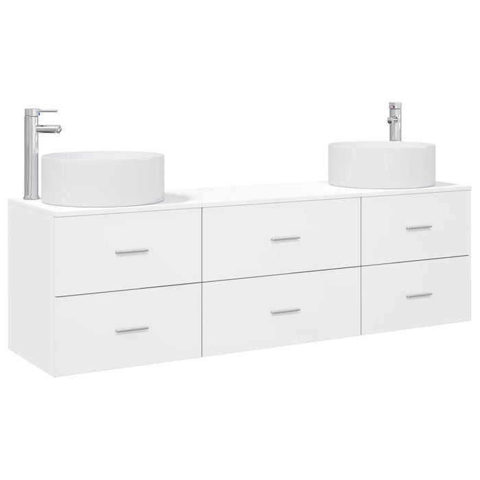 Set de mobilier pentru baie 3 buc. Alb 49,5 x 44,5 x 65,5 cm WALTI