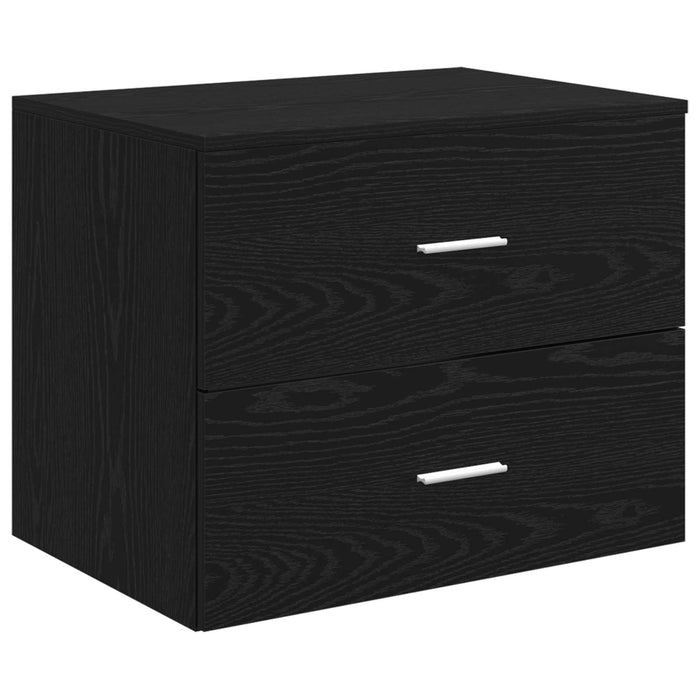 Set de mobilier pentru baie 3 buc. Negru 49,5 x 44,5 x 65,5 cm WALTI