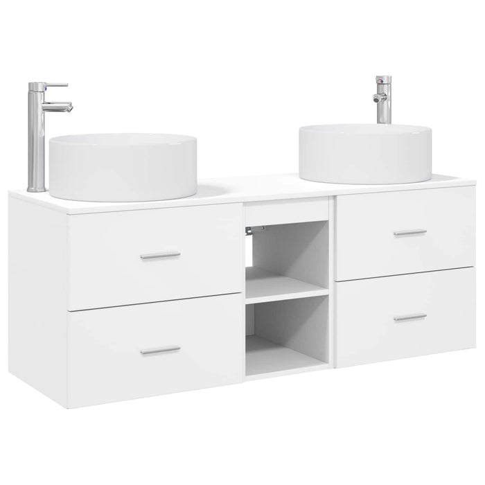 Set de mobilier pentru baie 3 buc. Alb 49,5 x 44,5 x 65,5 cm WALTI