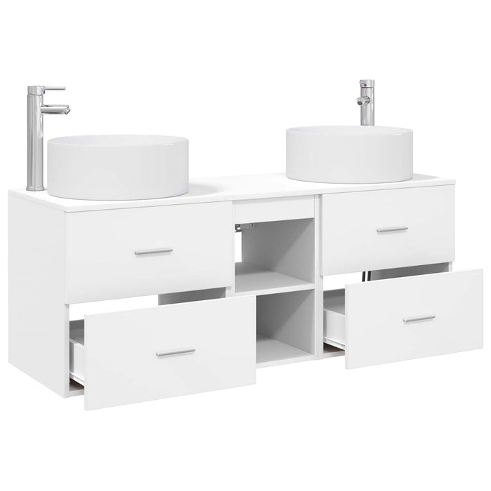 Set de mobilier pentru baie 3 buc. Alb 49,5 x 44,5 x 65,5 cm WALTI