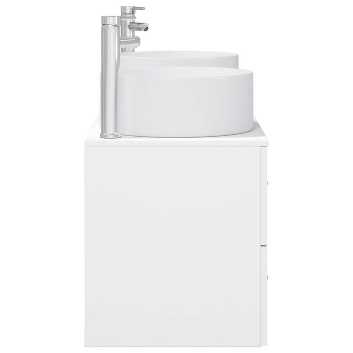 Set de mobilier pentru baie 3 buc. Alb 49,5 x 44,5 x 65,5 cm WALTI