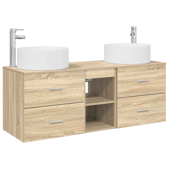 Set de mobilier pentru baie 3 buc. Stejar Sonoma WALTI