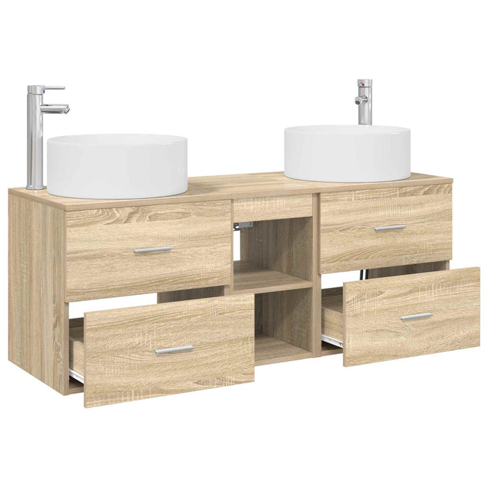 Set de mobilier pentru baie 3 buc. Stejar Sonoma WALTI