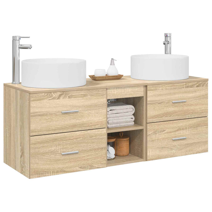 Set de mobilier pentru baie 3 buc. Stejar Sonoma WALTI