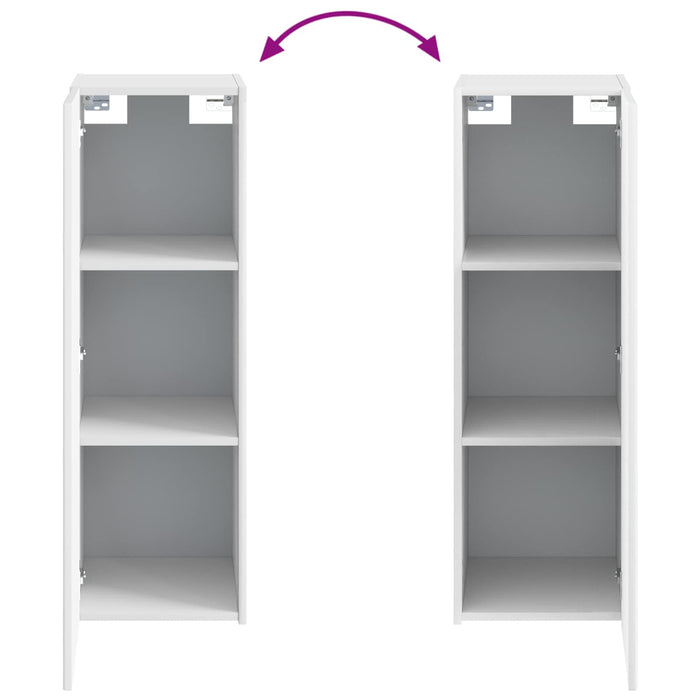 Set de mobilier pentru baie 5 buc. Alb 33 x 34,5 x 100 cm WALTI