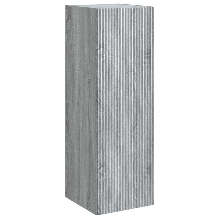 Set de mobilier pentru baie 5 buc. Sonoma gri WALTI