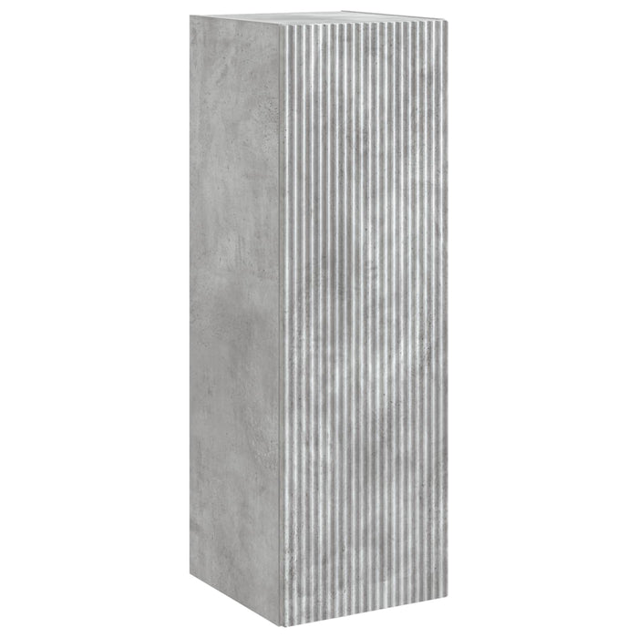 Set de mobilier pentru baie 5 buc. Gri Beton 33 x 34,5 x 100 cm WALTI