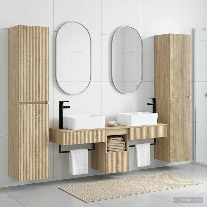 Set de mobilier pentru baie 5 buc. Stejar Sonoma WALTI
