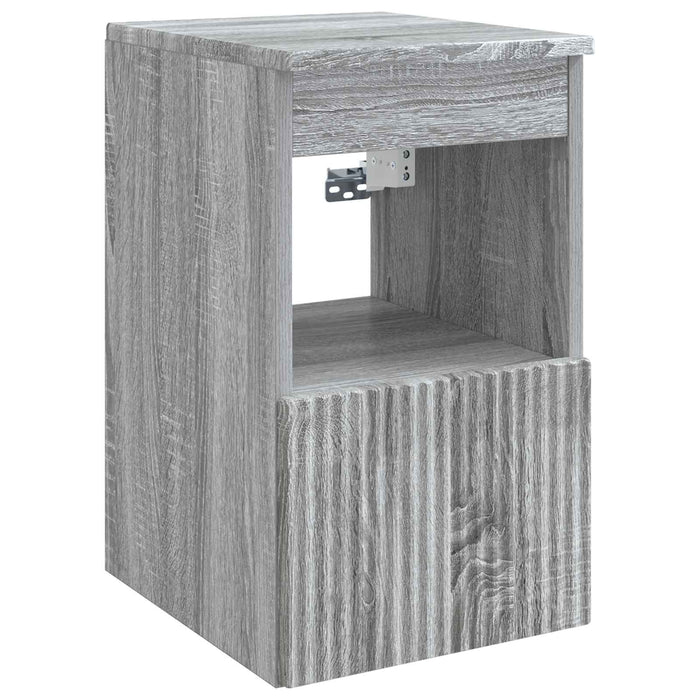 Set de mobilier pentru baie 5 buc. Sonoma gri WALTI