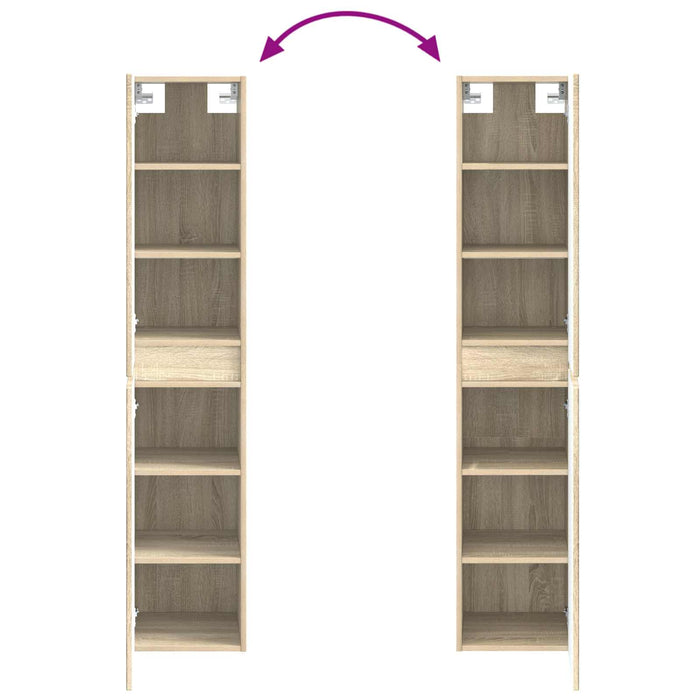 Set de mobilier pentru baie 5 buc. Stejar Sonoma WALTI