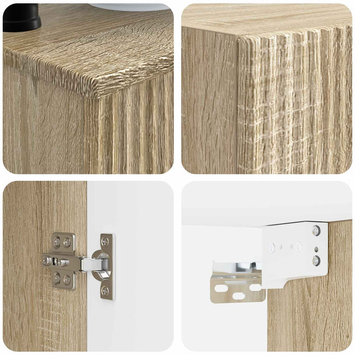 Set de mobilier pentru baie 3 buc. Stejar Sonoma WALTI