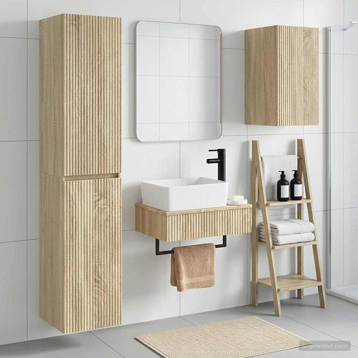 Set de mobilier pentru baie 3 buc. Stejar Sonoma WALTI