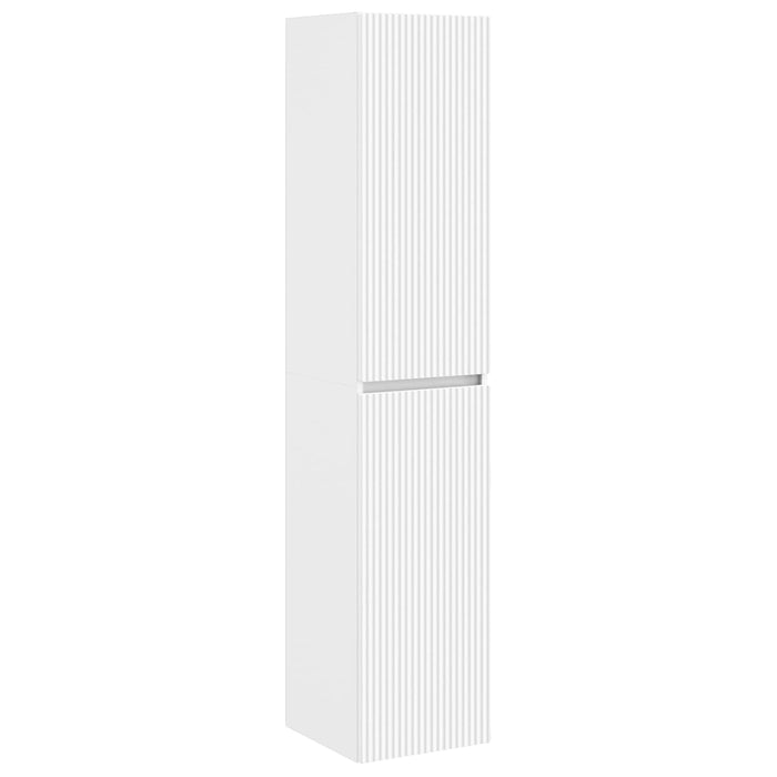 Set de mobilier pentru baie 3 buc. Alb 33 x 34,5 x 160 cm WALTI