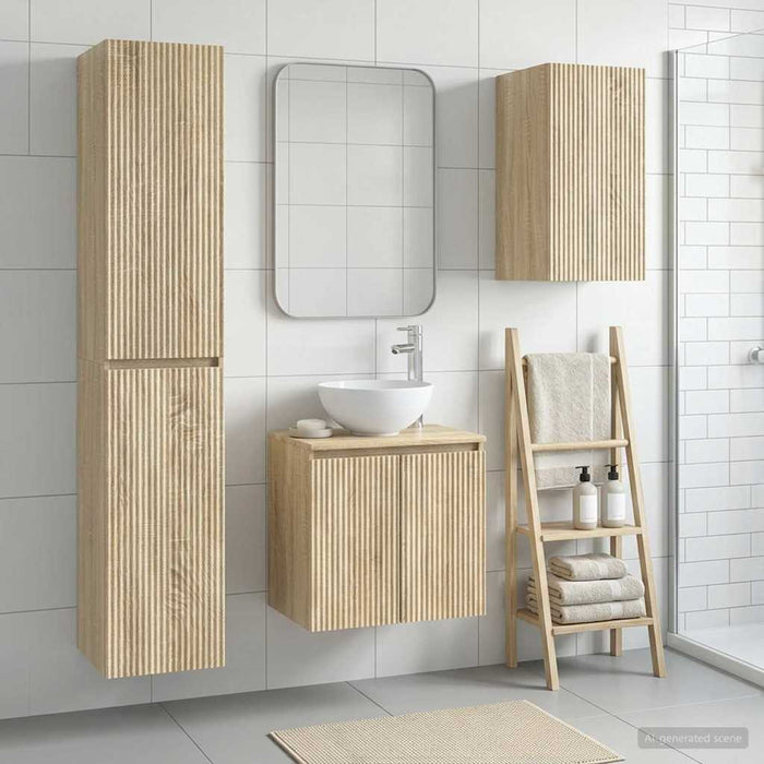 Set de mobilier pentru baie 3 buc. Stejar Sonoma WALTI
