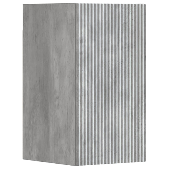 Set de mobilier pentru baie 3 buc. Gri Beton 33 x 34,5 x 160 cm WALTI
