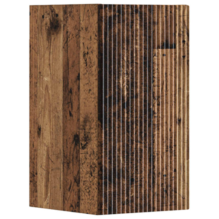 Set de mobilier pentru baie 3 buc. Lemn vechi WALTI