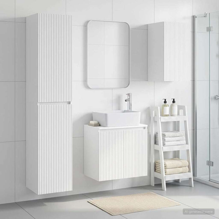 Set de mobilier pentru baie 3 buc. Alb 33 x 34,5 x 160 cm WALTI