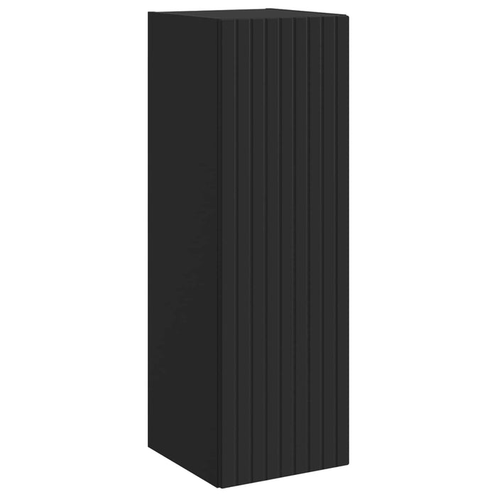 Set de mobilier pentru baie 3 buc. Negru 33 x 34,5 x 160 cm WALTI