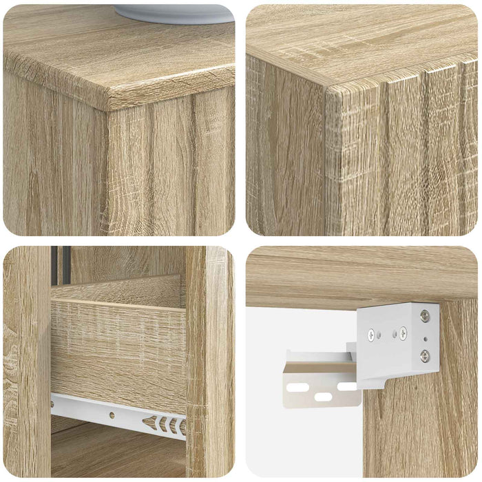 Set de mobilier pentru baie 3 buc. Stejar Sonoma WALTI
