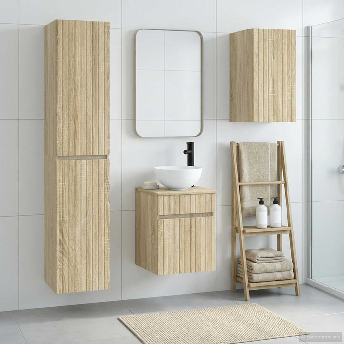 Set de mobilier pentru baie 3 buc. Stejar Sonoma WALTI