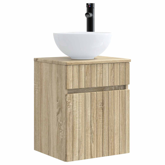 Set de mobilier pentru baie 3 buc. Stejar Sonoma WALTI