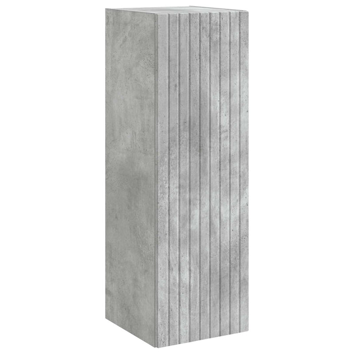 Set de mobilier pentru baie 3 buc. Gri Beton 33 x 34,5 x 160 cm WALTI
