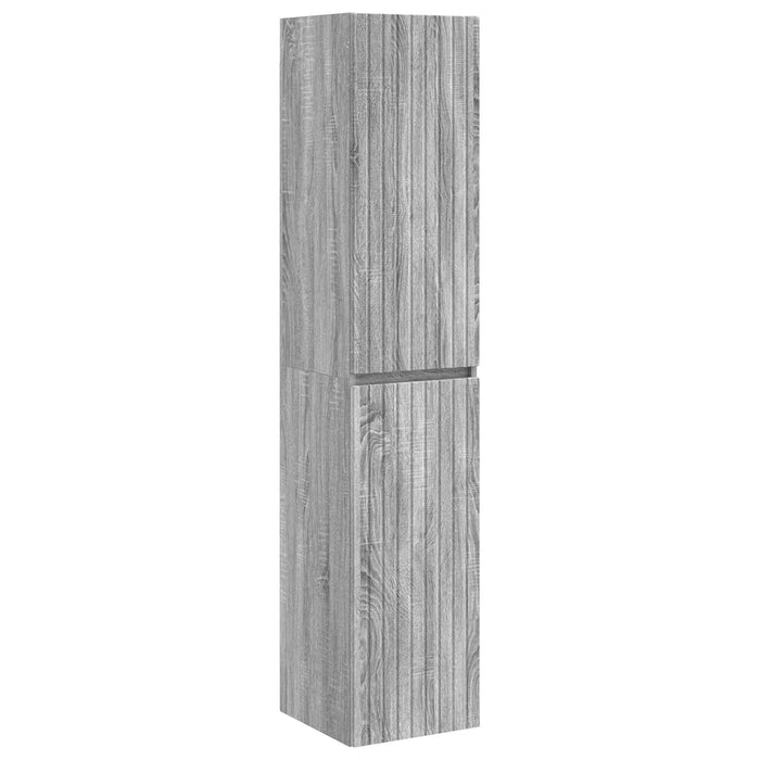 Set de mobilier pentru baie 3 buc. Sonoma gri WALTI