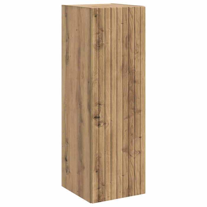Set de mobilier pentru baie 3 buc. Stejar Artizanal WALTI